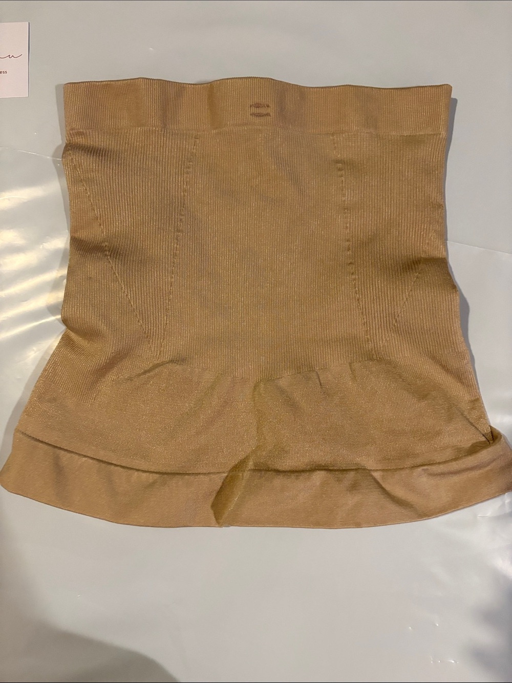 Amazon Women's Shapewear High-Waist Waist Cincher in Tan